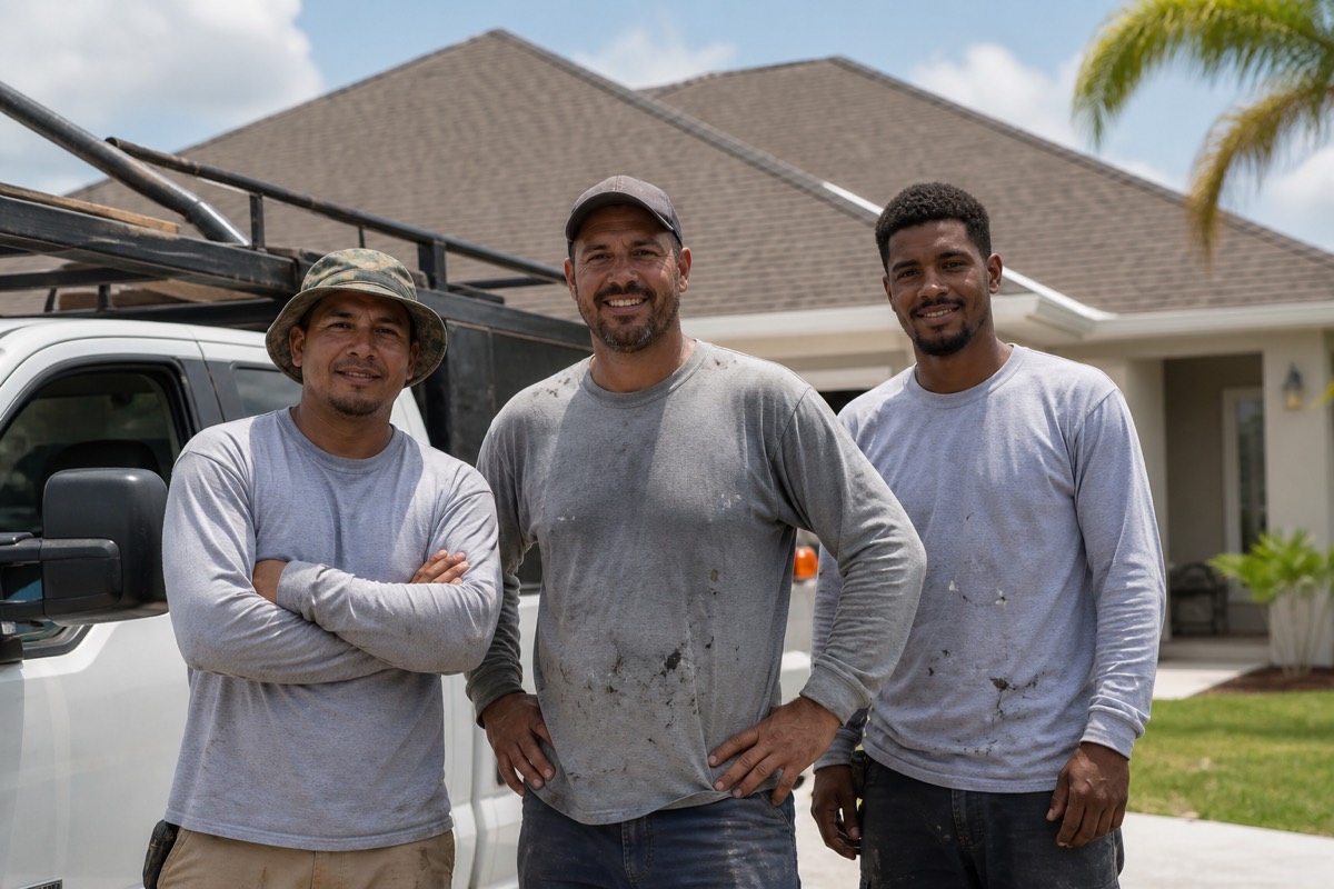 The The Trp Roofing Pros Llc crew