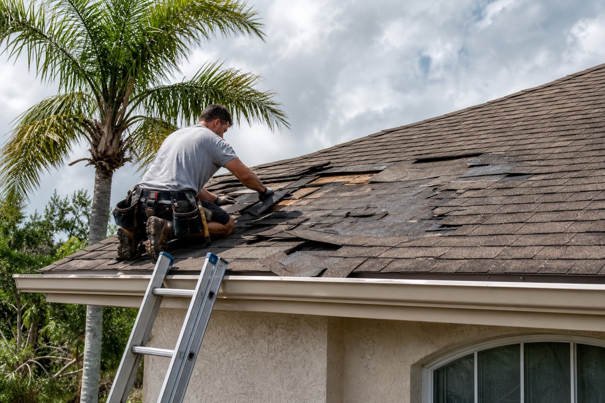 Storm damage repair